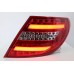 Mercedes C Class W204 07-11 Red Clear Light Bar LED Tail Lamp